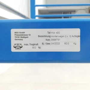 Carro d'assecat EUROKRAFT amb 12 compartiments nou procedent d'un final d'estoc