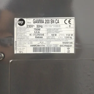 Congelador horitzontal expositor IARP GAMMA 200 SN CA amb capacitat de 797 litres