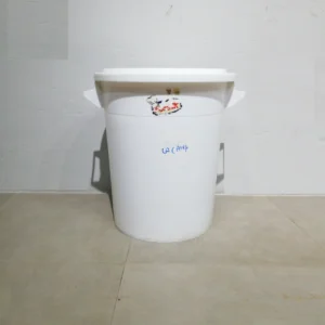 Cubo para basura con tapa de plรกstico (รธ50x58cm) de gran calidad