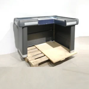 Mesa en L caja tienda (149x98x92cm) de ocasión perfecta para tienda, almacén, supermercado…