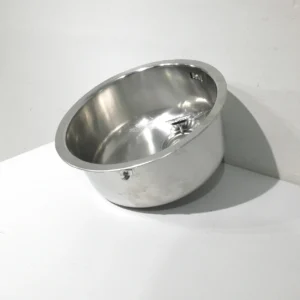 Pica rodona d'acer inoxidable FRANKE de ø43X20cm amb aixeta de segona mà