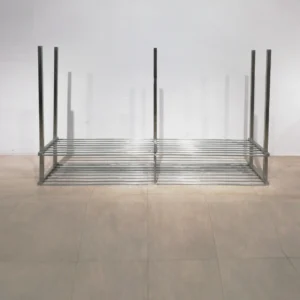 Estanterรญa de acero inoxidable 265x60x158cm de segunda mano en buen estado