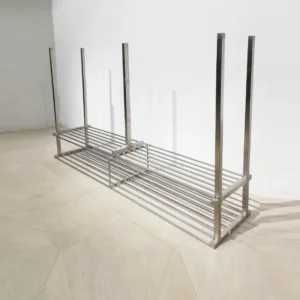 Estanterรญa de acero inoxidable 265x60x158cm de segunda mano en buen estado