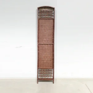 Para-vent d'ocasió (120x180cm) de 3 plafons fet de puntals de bambú