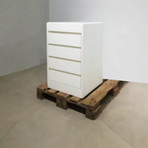 Cajonera blanca (50x50x80cm) de ocasiรณn con 4 cajones en muy buen estado