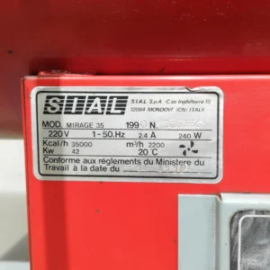 Cañón de aire caliente SIAL MIRAGE 35 portátil de segunda mano en buen estado
