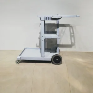 Carro de limpieza (47x120x97cm) de gran resistencia, perfecto para uso profesional