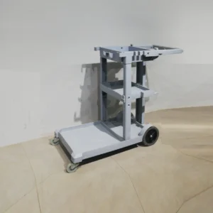 Carro de neteja (47x120x97cm) de gran resistència perfecte per a ús professional q