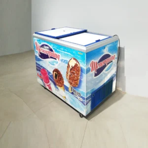 Congelador horitzontal COFRI 104x67x92cm d'ocasió perfecte per a botiga, bar, geladeria...
