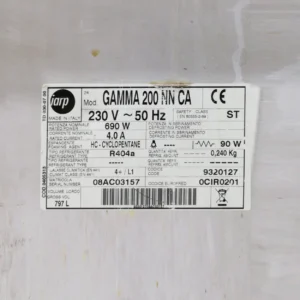 Congelador horitzontal expositor IARP GAMMA 200 NN CA amb capacitat de 797 litres