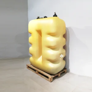 Depósito de gasoil de 1000 litros 105x65x177cm de segunda mano en buen estado