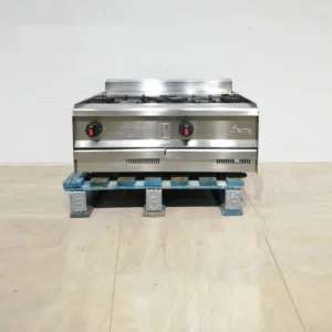 Fogons de gas GEMI 2 focs 80x60x38cm perfecta per a bar, restaurant, hotel... de segona mà