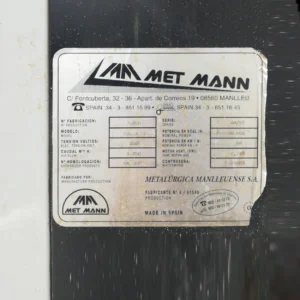 Calefactor industrial METMANN MINOR 50 procedente de una empresa en cierre