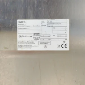 Lavavajillas de ocasión SAMMIC P-50 procedente de una empresa en cierre