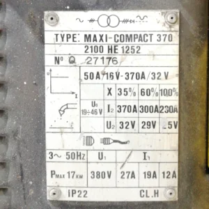Soldadora de hilo CEA MAXI-COMPACT 370 de ocasión, procedente de una empresa en cierre