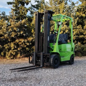 Carretó elevador d'elevació lliure MITSUBISHI FD15K de 1.500kg i 450cm d'alçada màxima en venda a cabauoportunitats.com Balaguer - Lleida - Catalunya