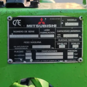 Carretó elevador d'elevació lliure MITSUBISHI FD15K de 1.500kg i 450cm d'alçada màxima en venda a cabauoportunitats.com Balaguer - Lleida - Catalunya