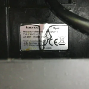 Fregidora TAURUS PROFESIONAL 2 PLUS perfecta tant per a ús domèstic com professional