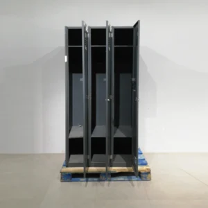 Mòdul de 3 taquilles 96x50x199cm fetes de xapa d'acer de gran qualitat i resistència