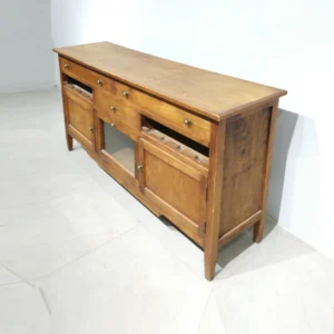 Bufet de madera antiguo (180x46x88cm) perfecto tanto para uso decorativo como funcional