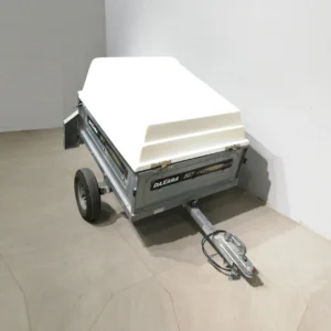 Remolc DAXARA 107 d'ocasió amb capacitat de 295 kg i coberta de plàstic