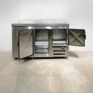Nevera sotamostrador d'ocasió 161x58x113cm perfecta per a bar, restaurant, hotel…