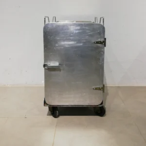 Carro d'alumini 44x61x67cm apte per a fermentació en fleca i pastisseria per a 7 safates
