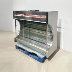 Vitrian expositora (150x55x120cm) de ocasión procedente de una empresa en cierre