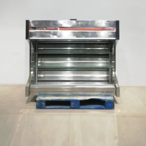 Vitrian expositora (150x55x120cm) de ocasión procedente de una empresa en cierre