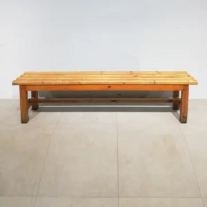 Banc de fusta per a vestidor (182x35x44cm) d'ocasió de gran qualitat i resistència