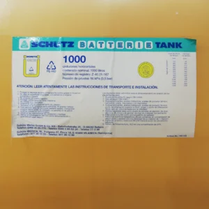 Depósito de gasoil de 1000 litros 142x66x153cm de segunda mano en buen estado