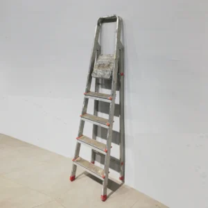 Escala de tisora de 5 graons (52x118x200cm) fet d'alumini de gran qualitat i resistència