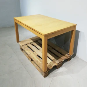 Mesa de madera para comedor (140x84x74cm) extensible hasta 220cm de gran calidad
