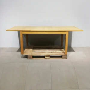 Mesa de madera para comedor (140x84x74cm) extensible hasta 220cm de gran calidad