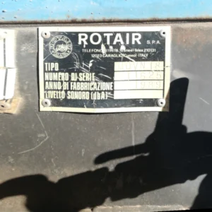 Compressor portable ROTAIR MDVN-18 procedent d'una empresa en tancament