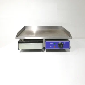 Planxa elèctrica de 55x42x20cm d'ocasió perfecta per a bar, restaurant, hotel...
