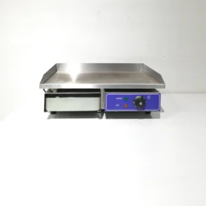 Planxa elèctrica de 55x42x20cm d'ocasió perfecta per a bar, restaurant, hotel...