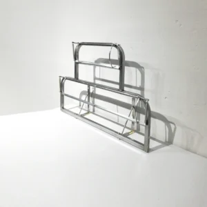 Dispensador para rollos de papel (78x13x53cm) hecho de tubo de acero inoxidable