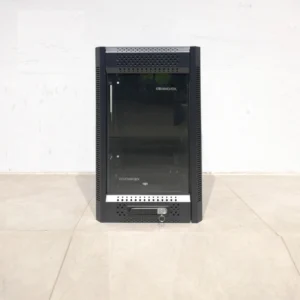 Armari rack de xapa KOMMDATA 37x46x61cm amb porta transparent perfecte per a servidors