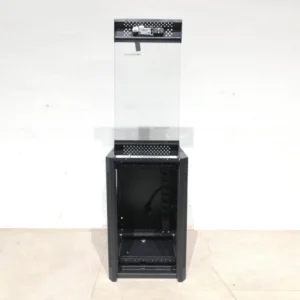 Armari rack de xapa KOMMDATA 37x46x61cm amb porta transparent perfecte per a servidors