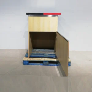 Mueble para cubo de basura 73x71x124cm, perfecto para bar, restaurante, hotel…