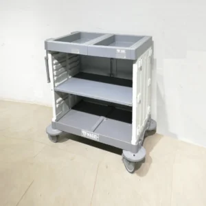 Carro auxiliar multiusos TTS 87x55x107cm de plàstic amb 3 prestatges