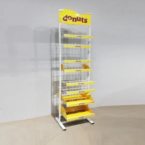 Expositor per a botiga (49x41x220cm) de reixa amb 8 prestatges