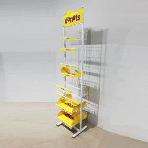 Expositor per a botiga (49x41x220cm) de reixa amb 8 prestatges