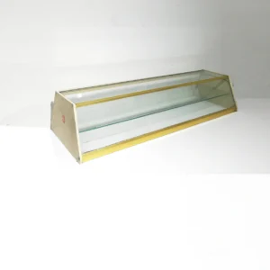 Vitrina expositora de vidrio 101x36x21cm procedente de una empresa en cierre