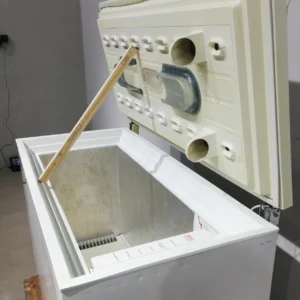 Congelador AEG A75290GT (133x62x87cm) de ocasión perfecto para tienda, bar, heladería...