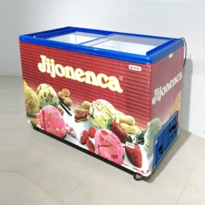 Congelador COFRI (125x62x92cm) de ocasión perfecto para tienda, bar, heladería...