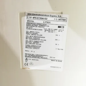 Frigorífico con congelador  LYNX 4FE3720A-02 perfecto tanto para uso doméstico como profesional