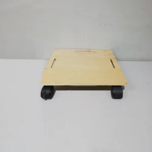 Plataforma de fusta amb rodes (98x37x9cm) nova procedent d'un final d'estoc
