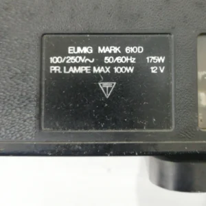 Projector cinema EUMIG MARK 610D d'ocasió procedent d'una empresa en tancament